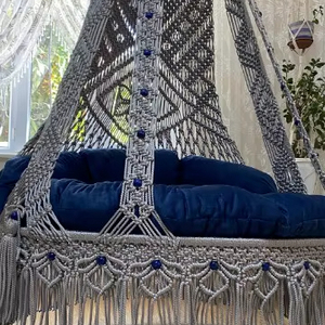 Macrame Swing,Round Swing,Macrame Swing,Rocking Chair,Hammock,Hanging Chair,Christmas Gift,Home <b>decoration</b>,<b>Egg</b> Chair - Product Image 1