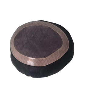 Human Hair Mono Base Toupee Bonnet <b>Wig</b> for <b>Men</b> with Bangladesh Hair Patches and Taz Hair - Product Image 1