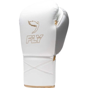Gants de boxe blancs personnalisés de haute qualité à prix de gros RTS, 100% cuir professionnel, poignées Sanda, unisexe AS-BG-5083 - Product Image 2