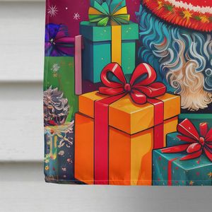 Havanais vacances grand drapeau de maison de noël multicolore porche manchon pôle décoratif cour bannière œuvre tenture murale Polyester - Product Image 4