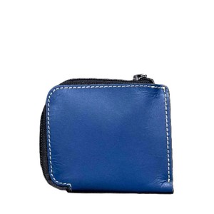 Premium Brown Genuine Leather Zippered Wallet Slim Mini Coin <b>Purse</b> Contrast Stitching Compact Credit Card Pocket Key Cash Pouch - Product Image 4