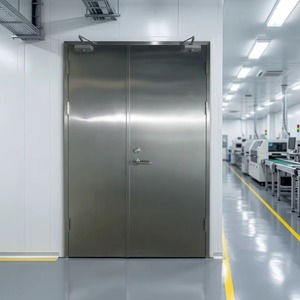 Porte coupe-feu en acier de fabrication indienne pour hôpitaux, écoles, hôtels et bâtiments publics, disponible au prix de gros - Product Image 3