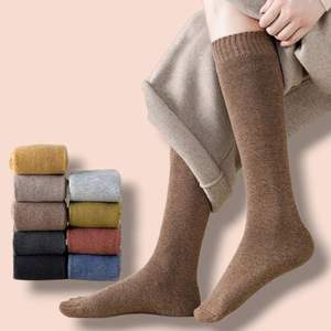 Chaussettes de compression de maternité 15-20 mmHg en coton respirant et élasthanne pour le soutien pendant la grossesse et la circulation quotidienne des femmes, soutien de la cheville - Product Image 2