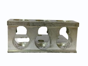 Premium 3 way terminal <b>block</b> DIN rail <b>mounting</b> brass electrical connector for panel wiring and distribution - Product Image 1