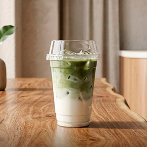 Wholesale PP/PET Transparent Plastic <b>Cups</b> With Lids For <b>Cold</b> Drinks Coffee Tea Juice 16 22oz Beverage <b>Cup</b> - Product Image 1