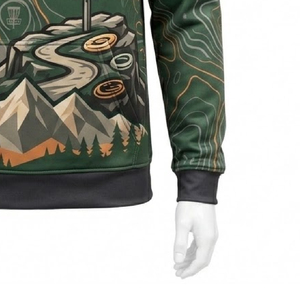 Sweat à capuche de golf sur disque OEM/ODM, design personnalisé, haute qualité, prix usine, doux, confortable, léger, vêtements de sport performants - Product Image 2