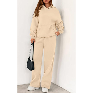 Conjunto de Sudadera con Capucha y Pantalones Deportivos para Mujer, Personalizable con Impresión, Ropa Deportiva Informal para Estar en Casa - Product Image 6