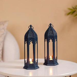 Decorative Antique <b>Lanterns</b> Country Style <b>Lantern</b> <b>Candle</b> Holder For Ramadan Christmas Decoration For Home Hot Sell - Product Image 4