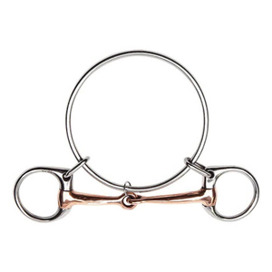 Mors de cheval sur mesure en cuivre avec embout en acier inoxydable de précision 13 mm, anneaux de 45 mm, confort et haute qualité - Product Image 4