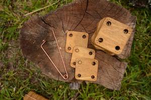 Tarjetas de Tejido de Madera Cortadas con Láser Personalizadas, Herramientas de Telar Hechas a Mano, Suministros de Tejido para Manualidades - Product Image 4
