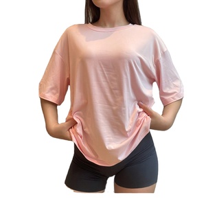 Impression personnalisée de haute qualité écologique 100% pur coton unisexe ample t-shirt décontracté exportation de BD - Product Image 1