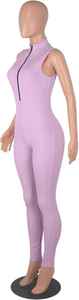Mono de Cintura Alta de Poliéster/Algodón para Mujer, Ropa Deportiva para Fitness, Baile, Gimnasio, Yoga, Sin Mangas, Transpirable, de Secado Rápido - Product Image 4
