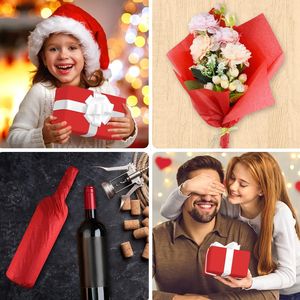 Sacchetti Regalo in Carta Velina Rossa Natalizia, 60 Fogli, 14 X 20 Pollici, Carta da Regalo per Confezioni e Imballaggi - Product Image 2