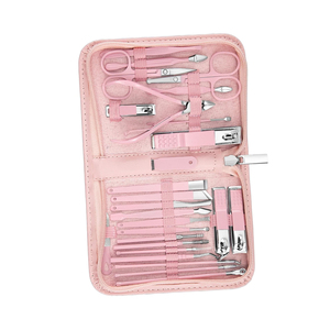 ชุดอุปกรณ์ดูแลเล็บมืออาชีพ ขายส่ง คุณภาพดี ราคาถูก ชุดเครื่องมือทำเล็บมือและเล็บเท้า สแตนเลส สีสันโดดเด่น - Product Image 5