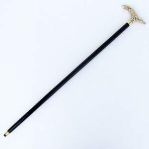 Canne de marche en bois poli faite à la main avec poignée tête d'alligator, magnifique cadeau, objet vintage antique pour hommes et femmes - Product Image 2