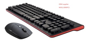 New Bàn phím không dây và chuột Combo cho Windows, máy tính, máy tính để bàn, PC văn phòng nhà siêu mỏng tùy chỉnh màu sắc - Product Image 2