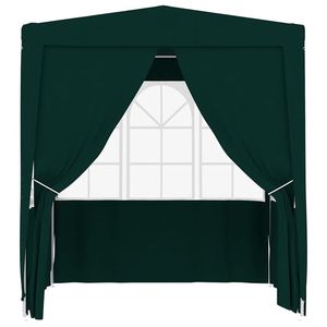 Tenda Professionale Verde 8.2 X 8.2 per Matrimoni e Feste con Pareti Laterali, Copertura 0.3 Oz/ft2 - Product Image 3