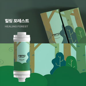 แผ่นกรองฝักบัวฮีลลิ่งฟอเรสต์ วิตามินซีจากเกาหลี ป้องกันคลอรีน บำรุงผิว - Product Image 2