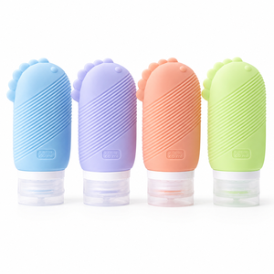 Botella de Viaje de Silicona Suave de 60 ml Personalizada con Tapa Abatible para Champú, Loción, Gel de Ducha, Fabricante de Vietnam - Product Image 2