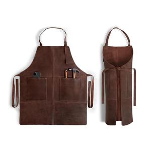 Delantal de Soldadura de Cuero Genuino Resistente al Fuego y a los Olores, Portátil, de Alta Resistencia, para Trabajos de Metalurgia, Soldadura, Resistente al Calor - Product Image 1