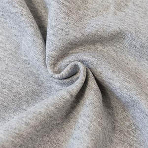 <b>Men's</b> Premium Heather <b>Grey</b> Solid Lined Cotton Fleece Crewneck Pullover <b>Sweatshirt</b> | Urban Athletic Gym Training Activewear - Product Image 5