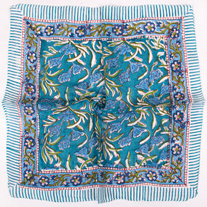 Pañuelo Bandana de Algodón Hecho a Mano con Estampado Multicolor, Estilo Lujoso, Ecológico, Transpirable, Elástico, Estilo Bohemio, para el Cuello, para las Cuatro Estaciones - Product Image 4