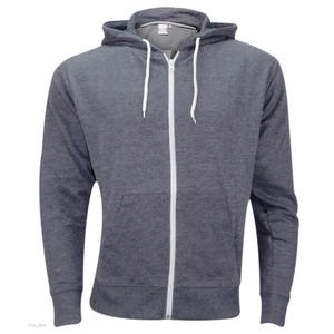 Nouveaux sweats à capuche et pulls amples en coton pour hommes et femmes, unisexe, vierges, surdimensionnés, avec broderie de logo personnalisée, grandes tailles, à fermeture éclair - Product Image 3