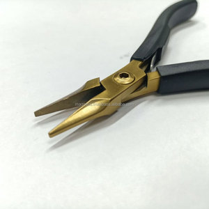 Alicates de Punta Plana de Alta Calidad, Acero Inoxidable, Mordazas Lisas para Moldear, Sujetar y Doblar, Personalizables para Joyería - Product Image 2