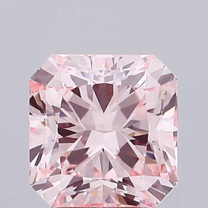 Diamante Cultivado en Laboratorio de 1 Quilate, Corte Radiante Cuadrado, Color Rosa Intenso, Claridad VS, Certificado IGI, Diamante Suelto para Joyería - Product Image 1