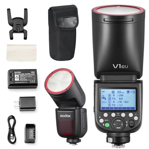 V1PRO-F Godox V1 Pro F for Fuji 76W Battery <b>Flash</b> TTL 1/8000s HSS 1.3s Recycle Time 2.4G Wireless HSS 500 Full Power <b>Flashes</b> - Product Image 2