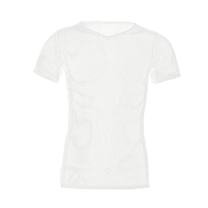 Men <b>Mesh</b> Casual T <b>Shirt</b> Breathable Texture Lightweight Summer Daily Wear Top Men's <b>Mesh</b> Training T <b>Shirt</b> Short Sleeve - Product Image 6