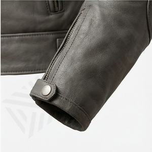 Chaqueta de Motociclista de Cuero Genuino para Hombre de la Mejor Calidad, Nueva Colección de Invierno, Chaquetas de Motocicleta con Protecciones Desmontables Personalizadas - Product Image 6