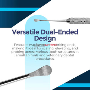 Juego de Sondas y Raspadores Dentales Profesionales y Versátiles de Acero Inoxidable Premium, Antideslizantes y Equilibrados para Procedimientos Odontológicos - Product Image 2