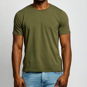 T-shirt surdimensionné pour homme 100% coton 230g, impression de logo personnalisée, méthodes d'impression sérigraphique, t-shirt vierge lavé pour adultes - Product Image 1