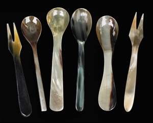 Cuchara de Cuerno Natural de Diseño Único y Calidad Superior para Culinaria y Decoración de Alimentos, Cuchara de Cuerno de Búfalo con Tamaño Personalizado - Product Image 3