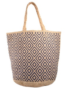 2026 Eco-friendly Bohemian Geometric Printed Jute Women's <b>Messenger</b> <b>Bag</b> Open Daily Travel Fashion Product Reasonable 2L Capacity - Product Image 4