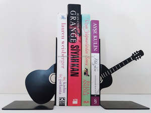 Sujetalibros de Metal de Alta Calidad con Revestimiento en Color Gris, Perfecto para un Soporte de Libros Elegante y la Organización del Escritorio - Product Image 3