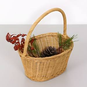 Panier décoratif en rotin de premier choix, panier en bois pour présenter des cadeaux et des fruits, prix avantageux directement du producteur - Product Image 4