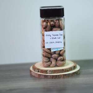 Premium Special Organic Roasted Cashew <b>Nuts</b> 260g Square Jar with Black Lid OEM Vietnam Buttery Salty Flavor ISO Certified - Product Image 5
