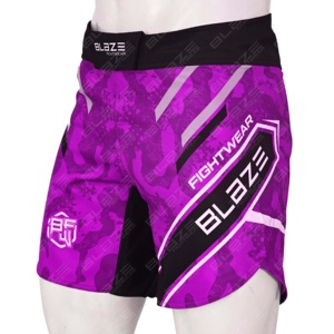 Pantalones Cortos de Artes Marciales Personalizados Sublimados en Blanco para Entrenamiento de BJJ y Grappling para Hombre, Pantalones Cortos de Boxeo - Product Image 3