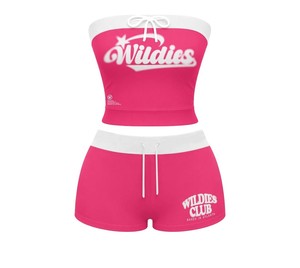 ชุดเสื้อกล้ามแขนกุดและกางเกงขาสั้นสำหรับฤดูร้อน ชุดลำลอง ชุดกีฬา ชุดออกกำลังกาย TAHAD ชุดสองชิ้น เสื้อผ้าผู้หญิง - Product Image 1