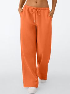 Pantalon de survêtement ample en molleton pour femme, coupe décontractée, design personnalisé, style streetwear oversize, en vente - Product Image 5