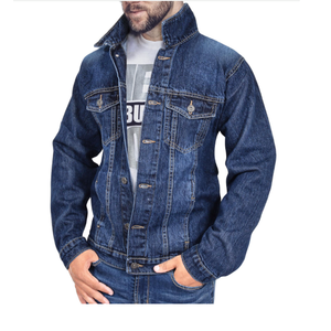 Chaqueta de mezclilla unisex de invierno con corte ajustado, lavado ácido negro, capucha, cuello alto y manga larga, estilo streetwear. - Product Image 3