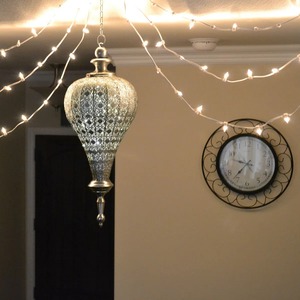 Brass <b>Moroccan</b> Lantern Hanging <b>Light</b> Fixture for Home Decoration - Product Image 5