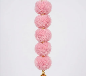Traditional <b>Pink</b> Nonwoven Felt Tassel Hanging <b>Decor</b> for Chinese New Year Indoor Entryway <b>Home</b> Decoration - Product Image 4