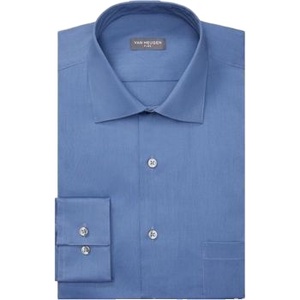 เสื้อเชิ้ตลำลองธุรกิจแขนยาวสีพื้นคอพับ - Product Image 1