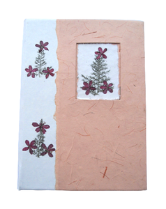 Nouveau design 2026, best-seller : Album photo personnalisé en papier de fibre de banane et papier coton crème pour fleurs séchées, vente en gros - Product Image 1