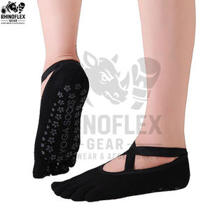 Anti Slip Yoga <b>Socks</b> For <b>Grip</b> Home Workout Barre Pilates Ideal Cushion <b>Socks</b> Anti Slip Workout Barre Pilates Dance <b>Socks</b> - Product Image 5