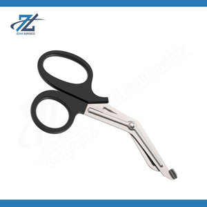 กรรไกรตัดผ้าพันแผลลิสเตอร์ 5.5 นิ้ว แบบใช้ซ้ำได้ ทำจากสแตนเลส สำหรับพยาบาล ใช้ในกรณีฉุกเฉิน มีหลายสี ใช้สำหรับการผ่าตัดและการแพทย์ - Product Image 5