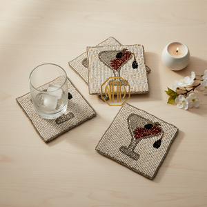 Colección Fresca: Posavasos de Vidrio Hechos a Mano con Diseño de Limón Redondo, Ecológicos, en Amarillo y Verde, con Decoración Vibrante - Product Image 6